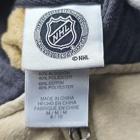 NHL Pittsburgh Penguins Hockey Full Zip Hooded Sweatshirt Jacket Women's Medium - Picture 11 of 14